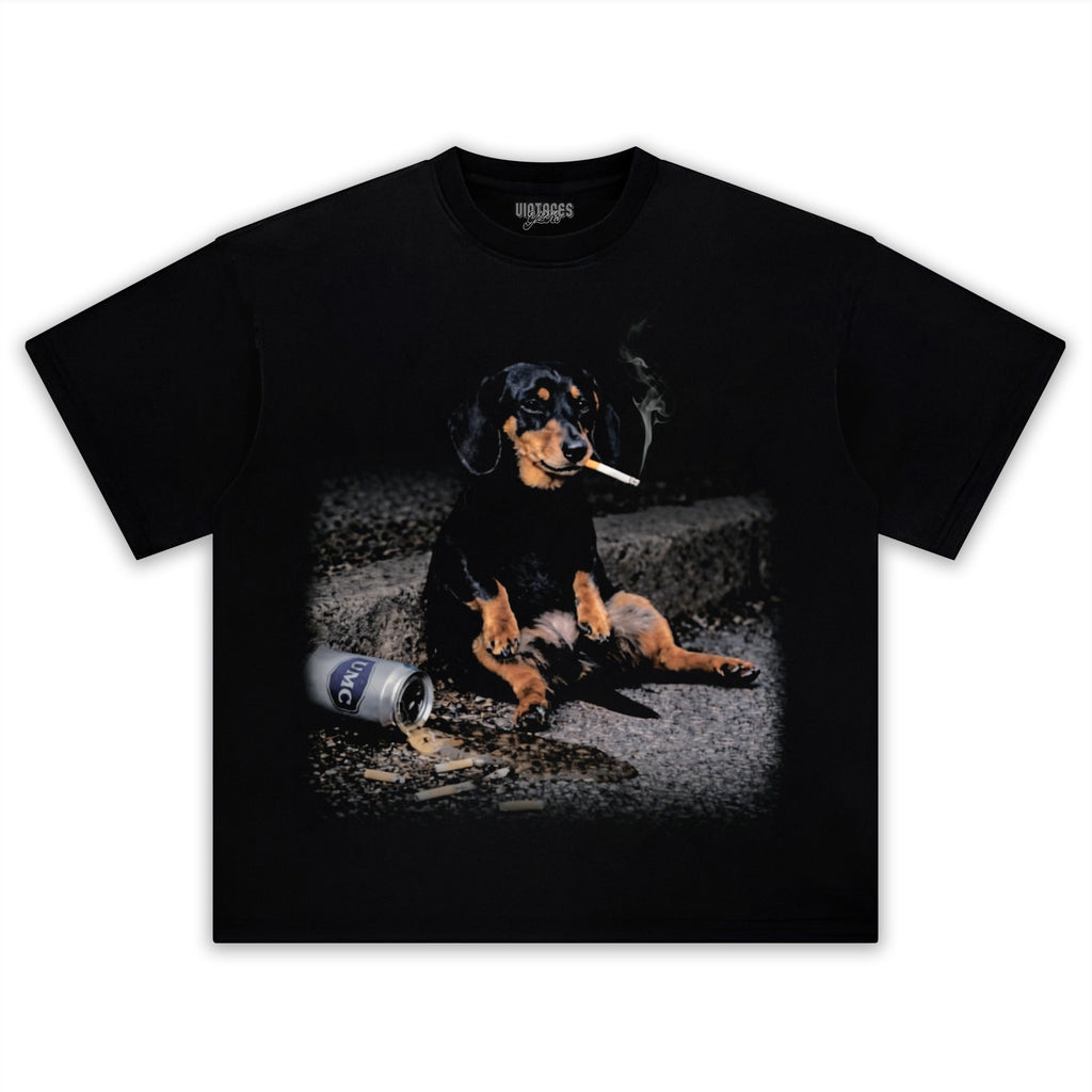 HARD DAYS - DACHSHUND TANK TOP & TEE & LONG SLEEVE & LAYERED LS & HOODIE