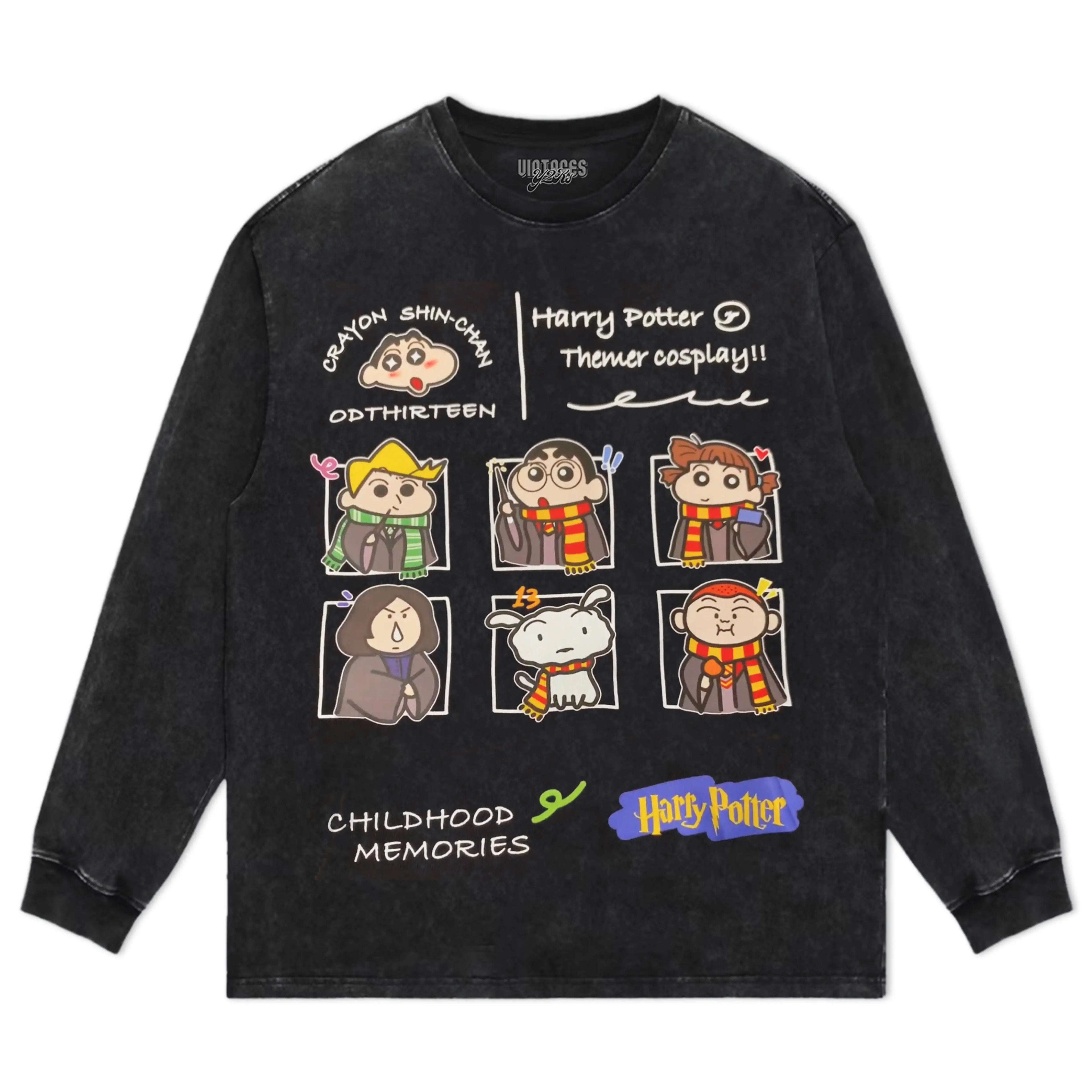 HOGWARTS MEETS SHIN CHAN 2 TEE