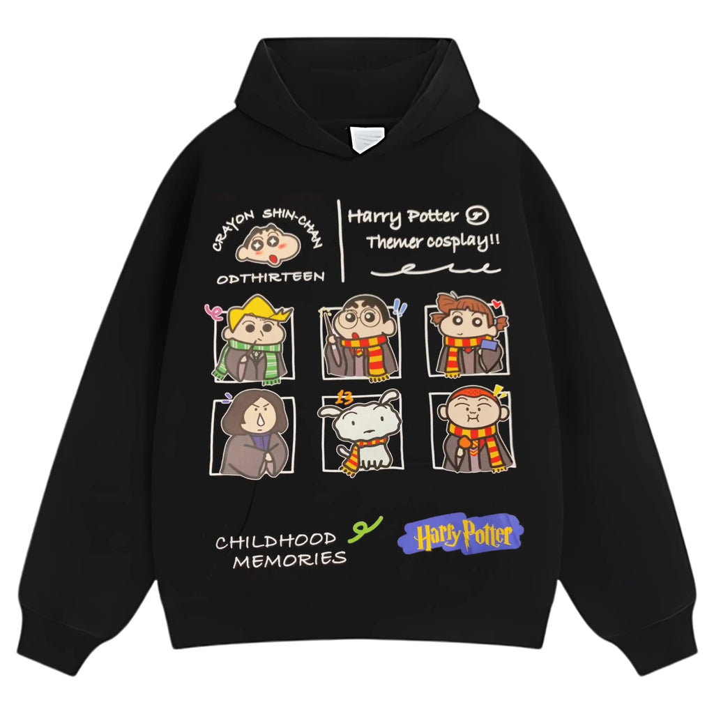 HOGWARTS MEETS SHIN CHAN 2 TEE
