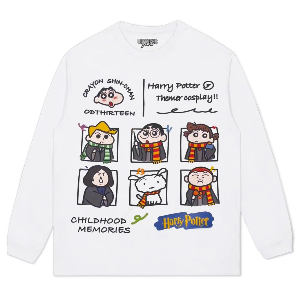HOGWARTS MEETS SHIN CHAN 2 TEE
