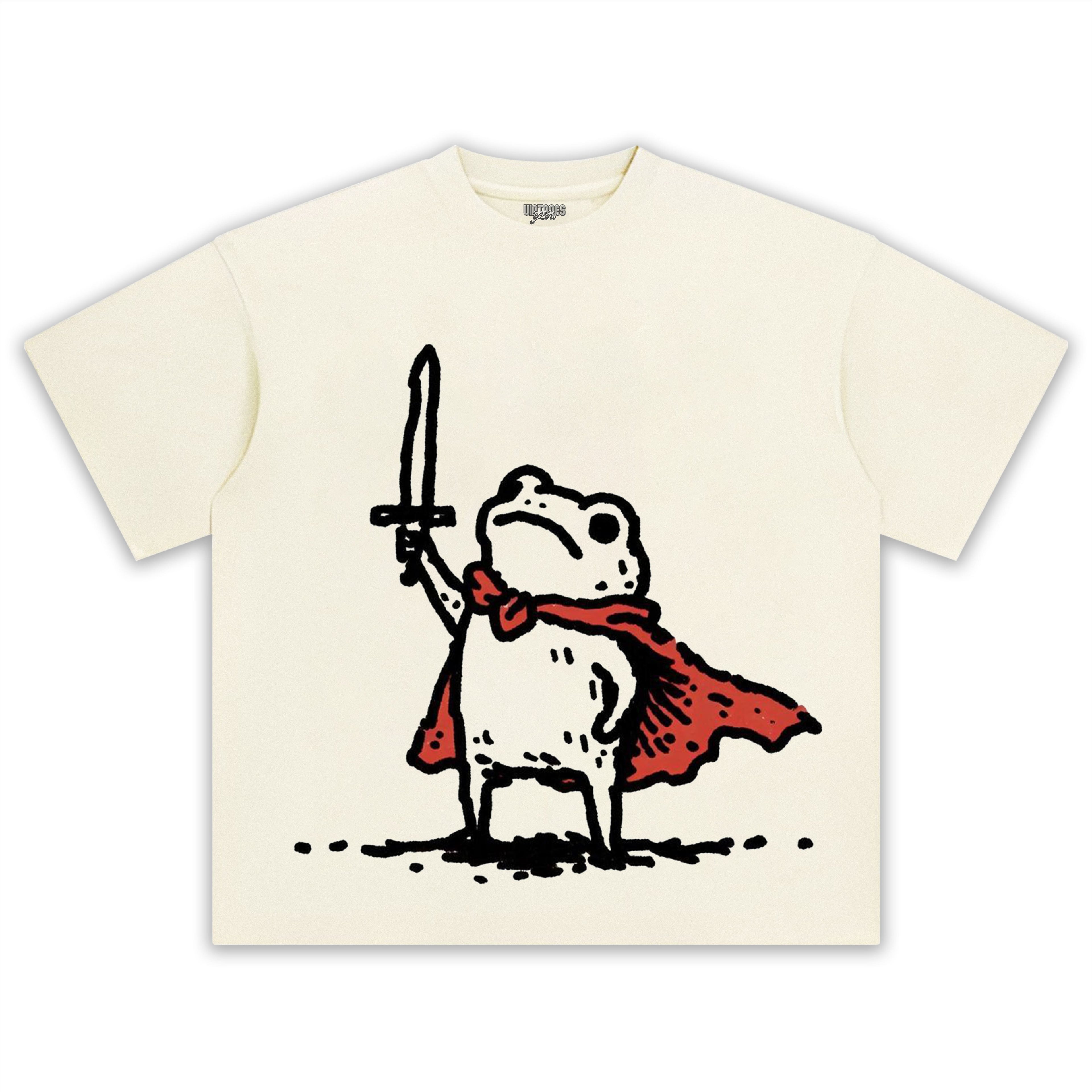 HUZZAH FROG TEE & LS