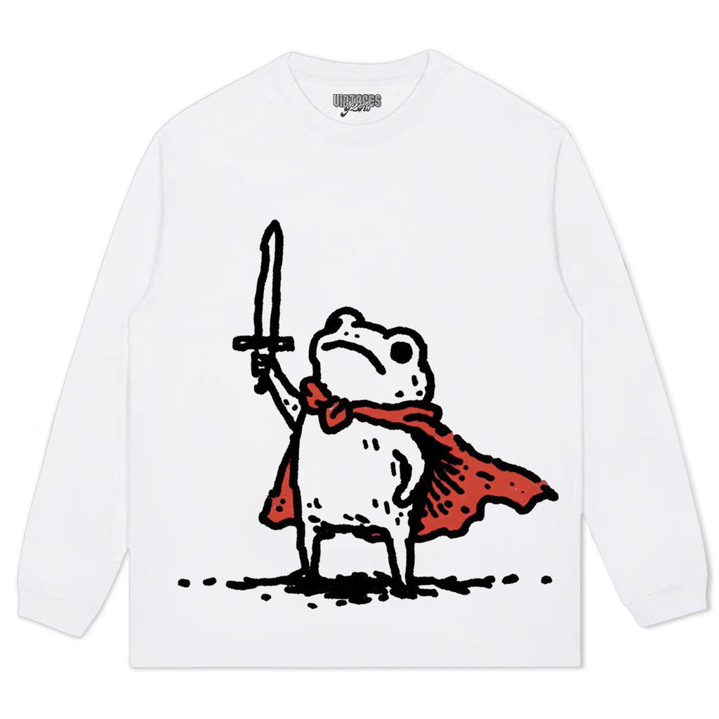 HUZZAH FROG TEE & LS