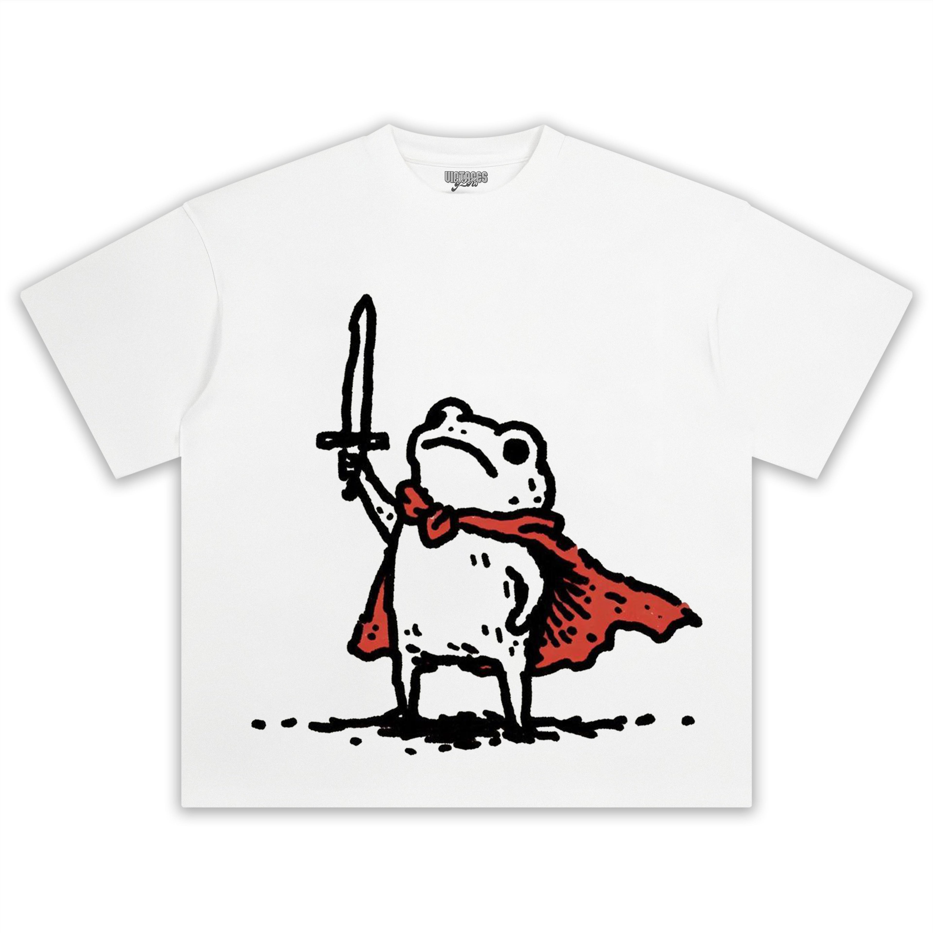 HUZZAH FROG TEE & LS