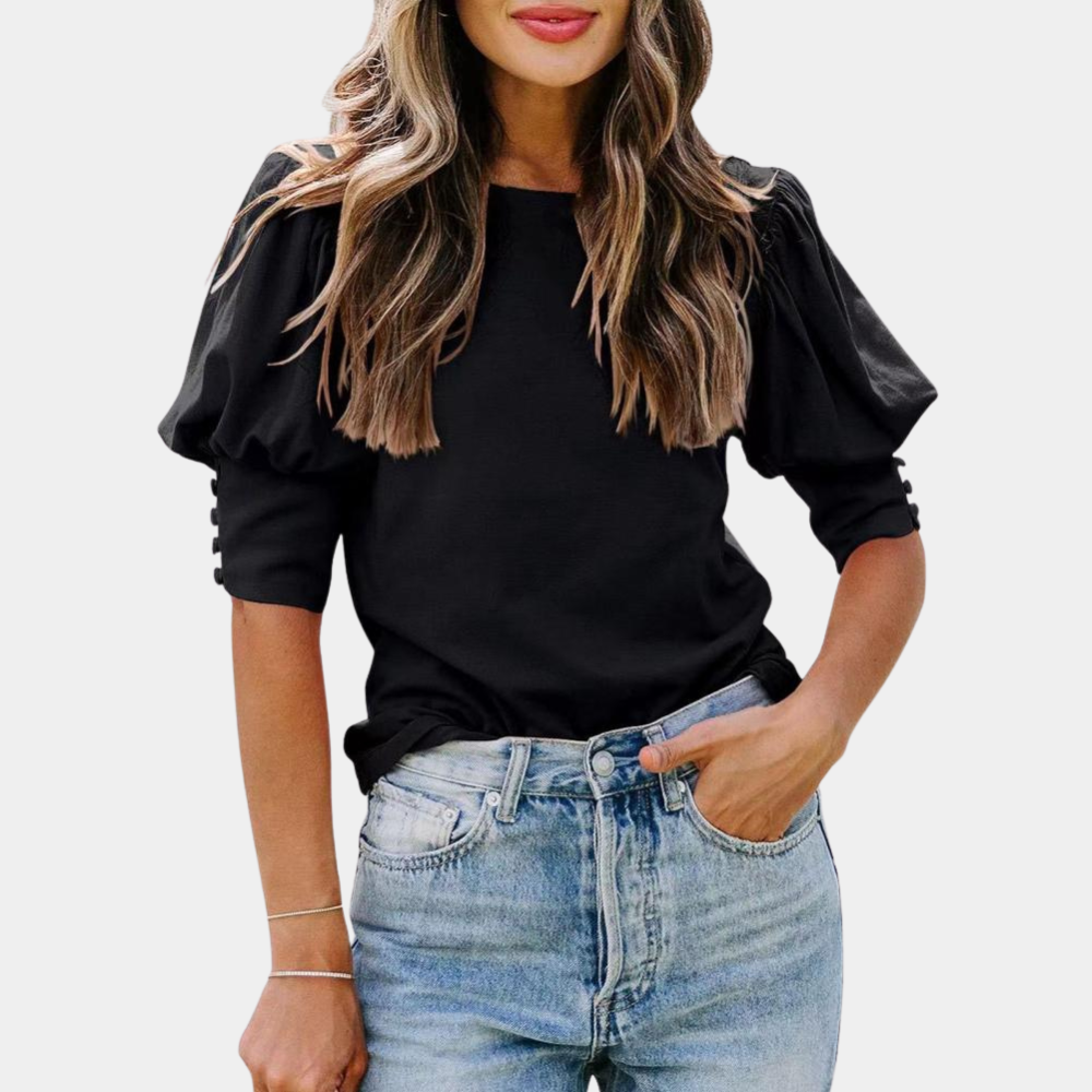 Lightweight & breathable women’s blouse – relaxed fit, cotton, for everyday wear