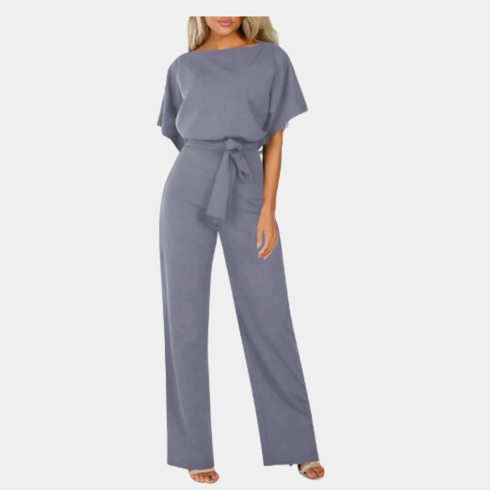 Lightweight & flattering women’s jumpsuit – classic cut, breathable fabric, for any occasion