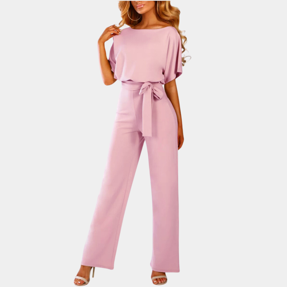 Lightweight & flattering women’s jumpsuit – classic cut, breathable fabric, for any occasion