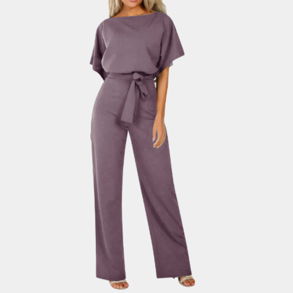 Lightweight & flattering women’s jumpsuit – classic cut, breathable fabric, for any occasion