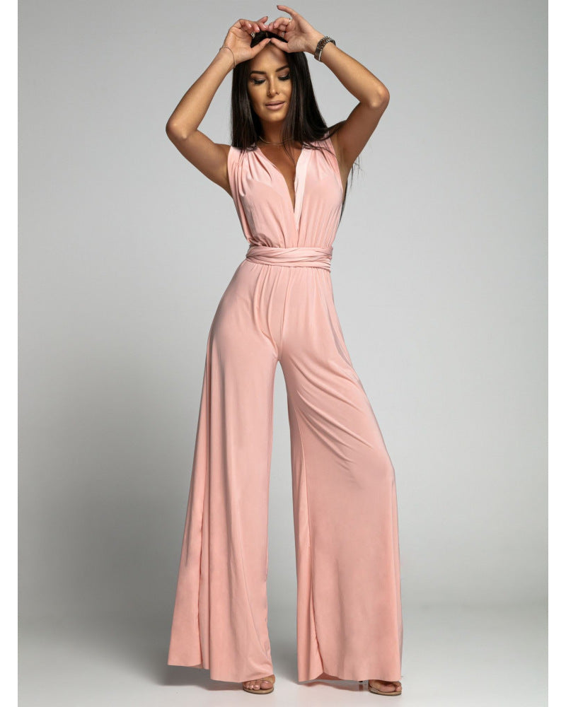 Lightweight women's jumpsuit – fitted design, premium fabric, for versatile occasions
