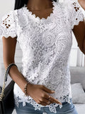 Lightweight women’s short sleeve t-shirt – elegant design, breathable fabric, for spring & summer
