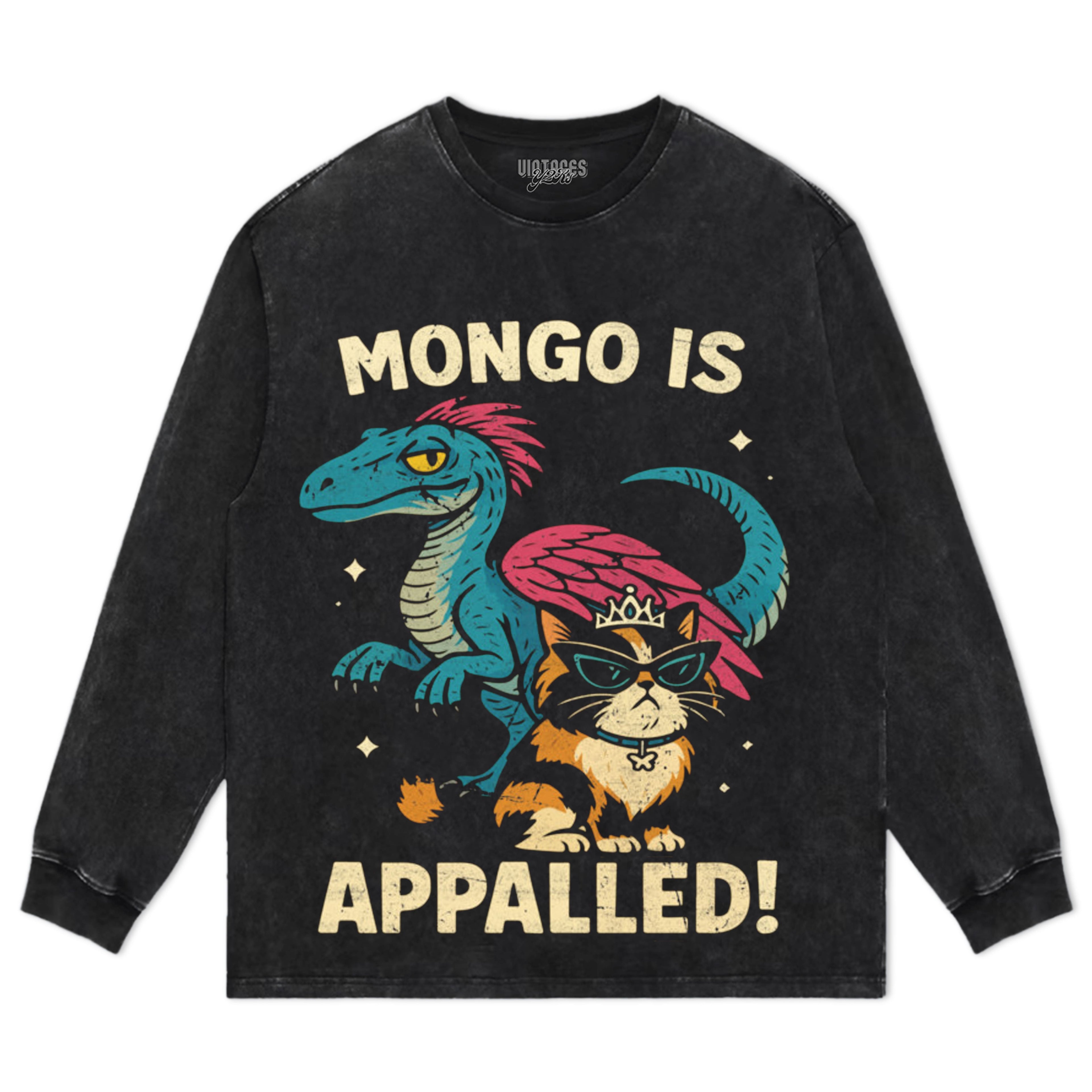 MONGO IS APPALLED! DUNGEON CRAWLER CARL TEE & LS & HOODIE