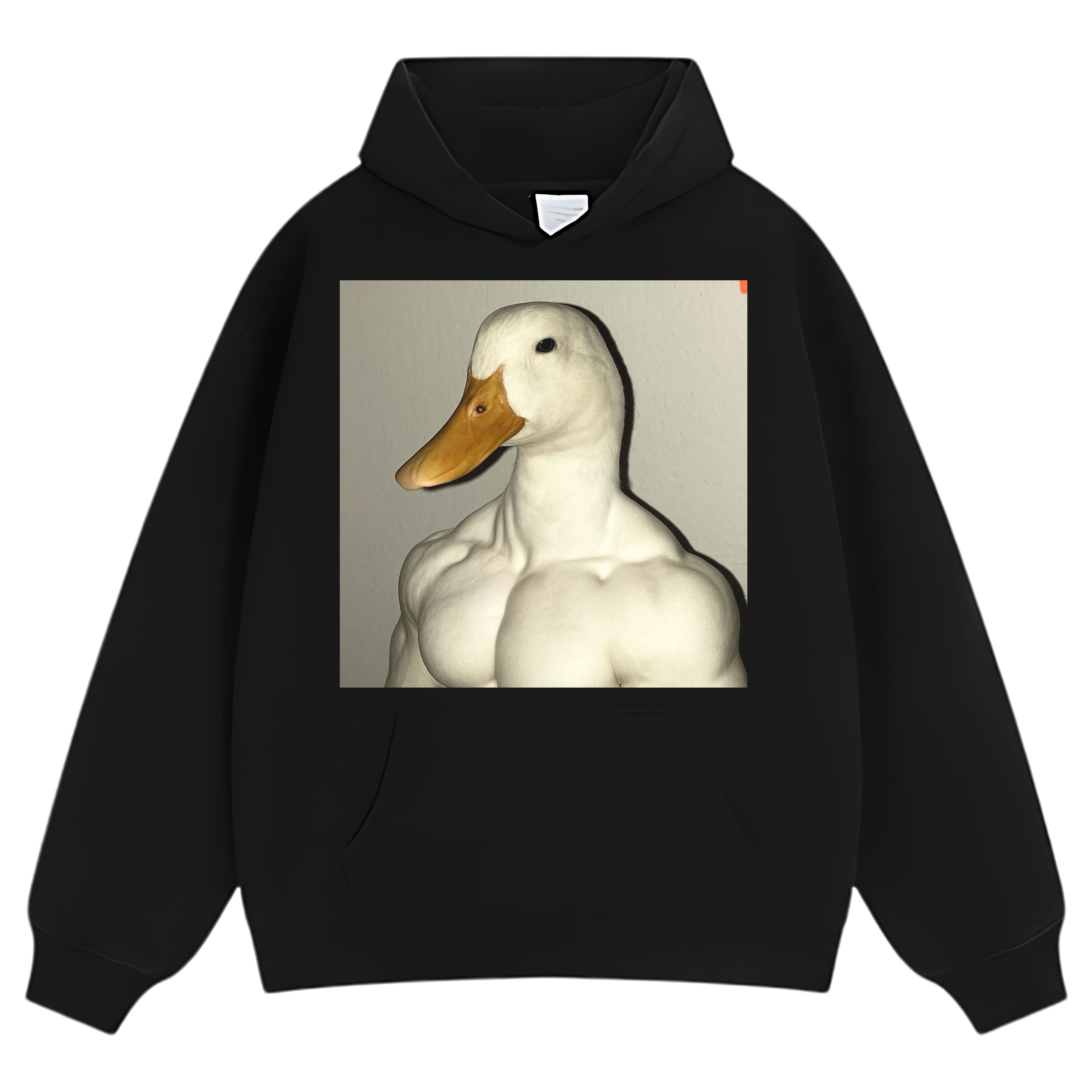 MUSCLE GOOSE MEME TEE & LS & HOODIE