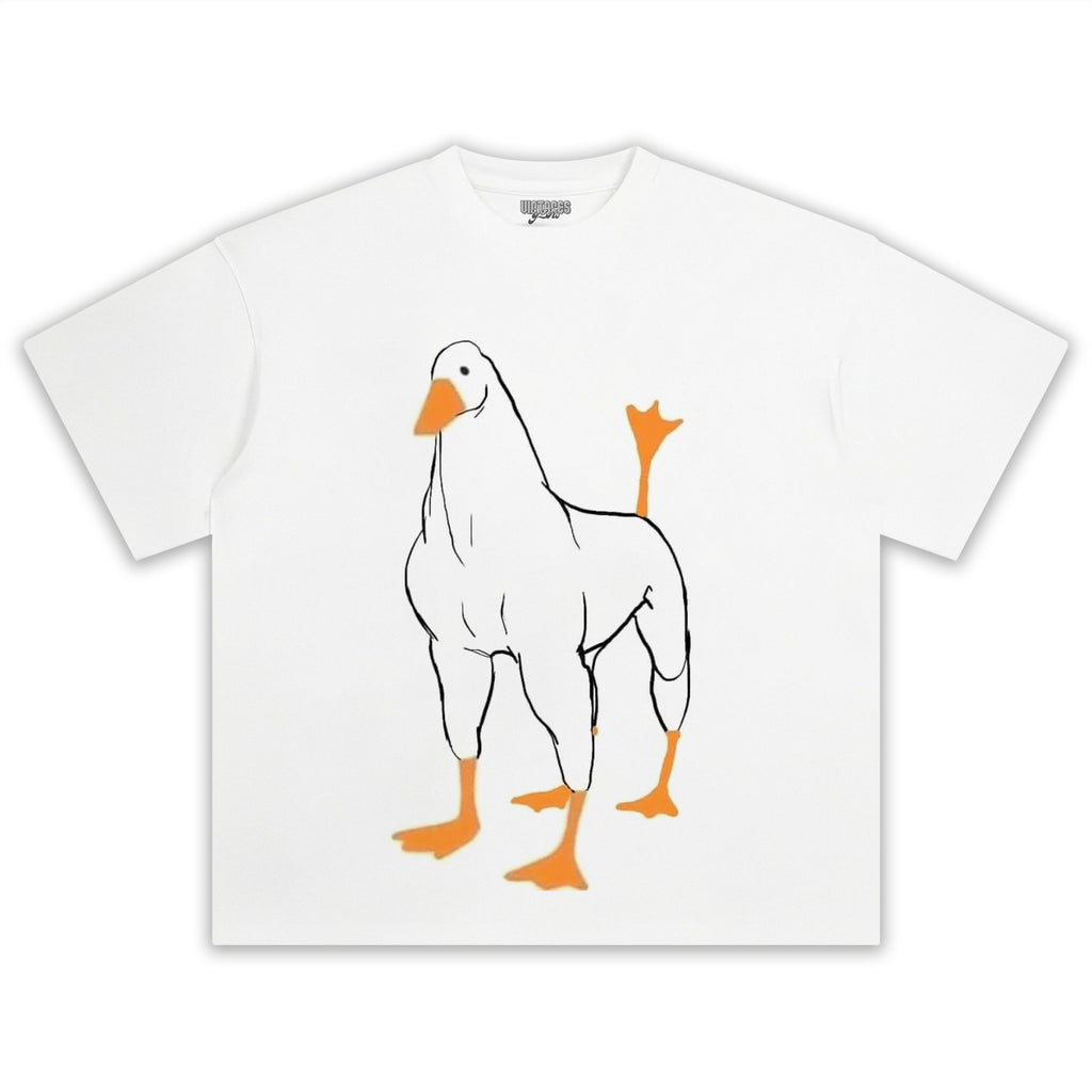 MUSCLE GOOSE TEE & LS & HOODIE
