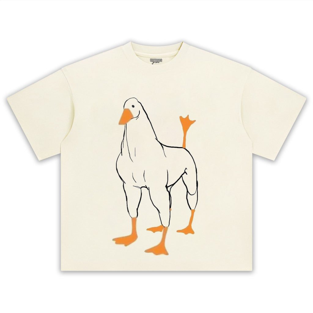 MUSCLE GOOSE TEE & LS & HOODIE