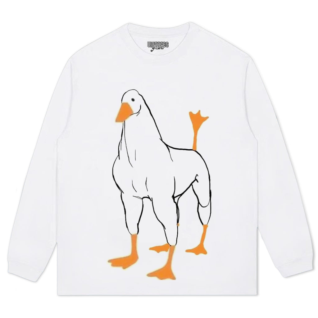 MUSCLE GOOSE TEE & LS & HOODIE
