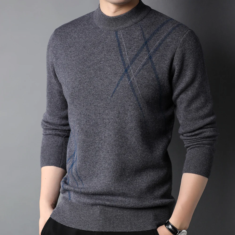 Soft Classic Men’s Crew Sweater – Slim Fit, Wool, Everyday