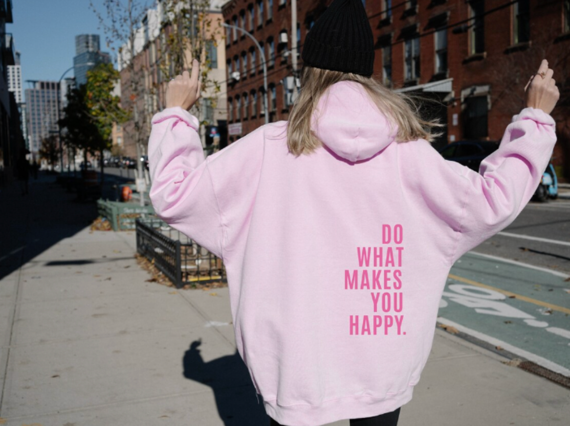Oversized Relaxed Women's Hoodie - Dropped Shoulder Cotton