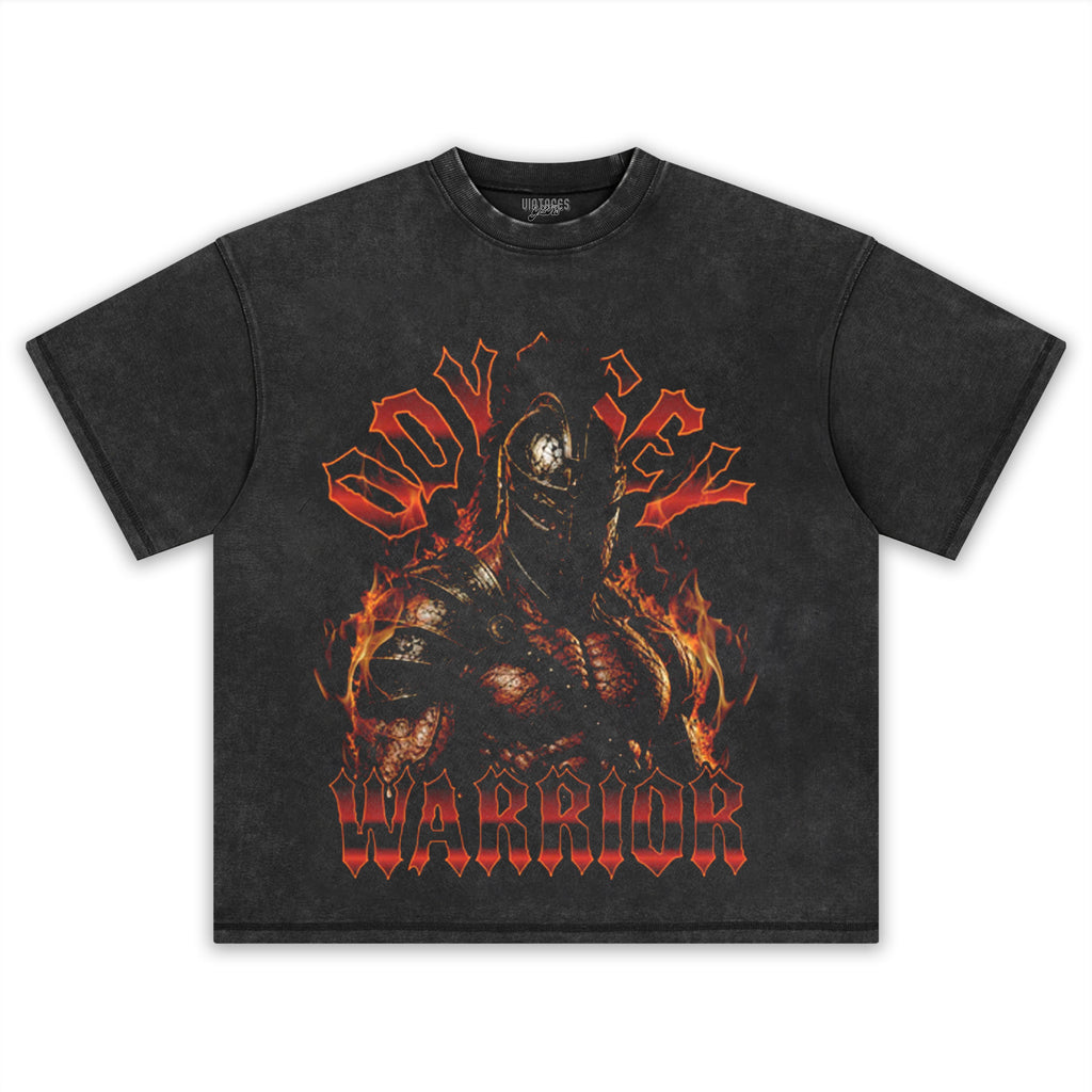 ODYSSEY WARRIOR GRAPHIC STREETWEAR TANK TOP & TEE & LONG SLEEVE & LAYERED LS & HOODIE