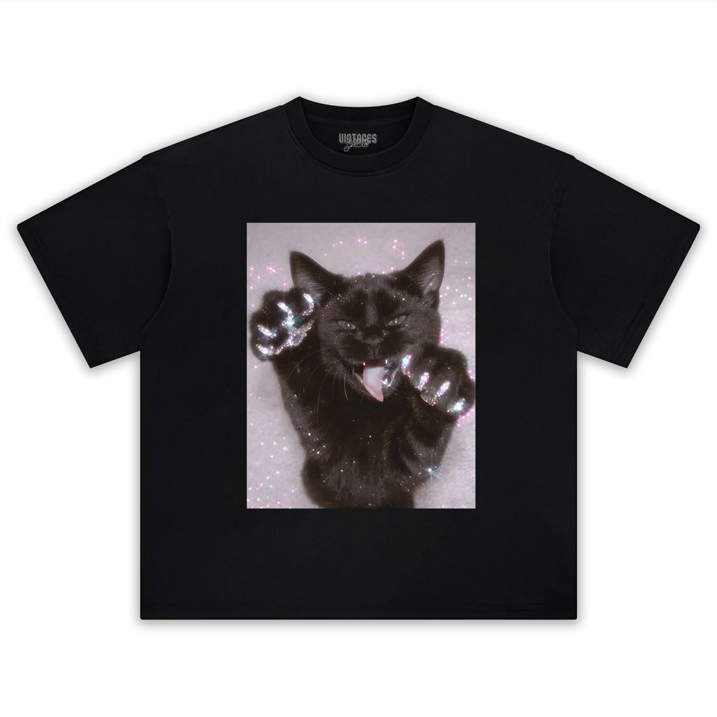 PINK DIAMOND CAT TEE