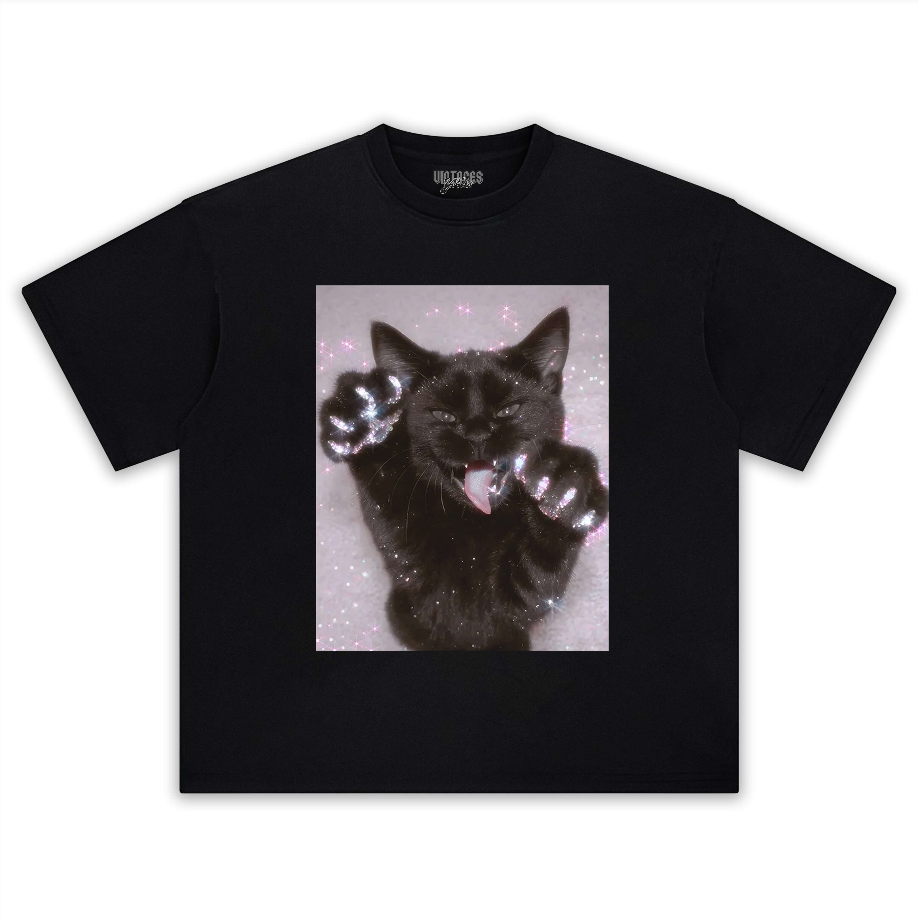 PINK DIAMOND CAT TEE