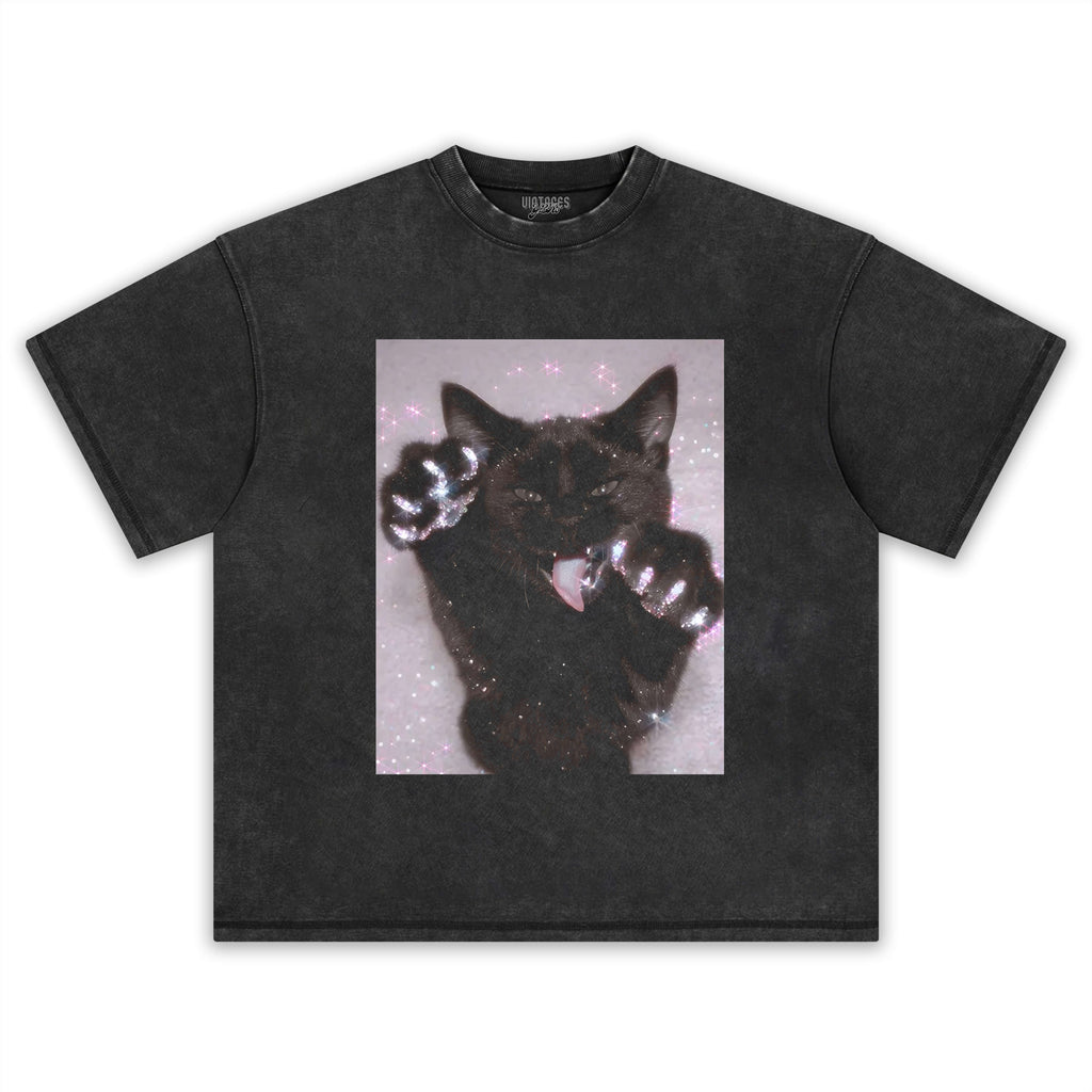 PINK DIAMOND CAT TEE