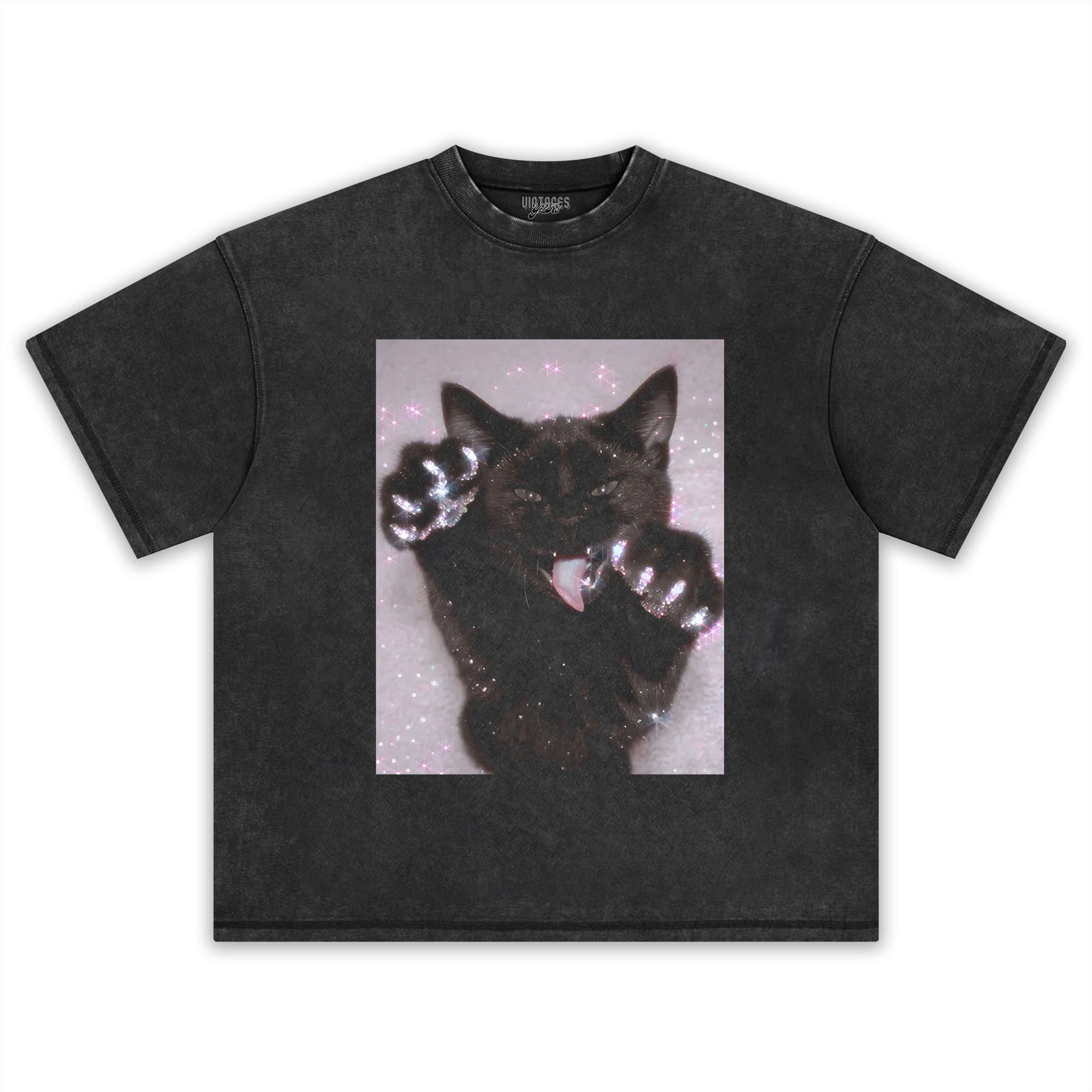 PINK DIAMOND CAT TEE