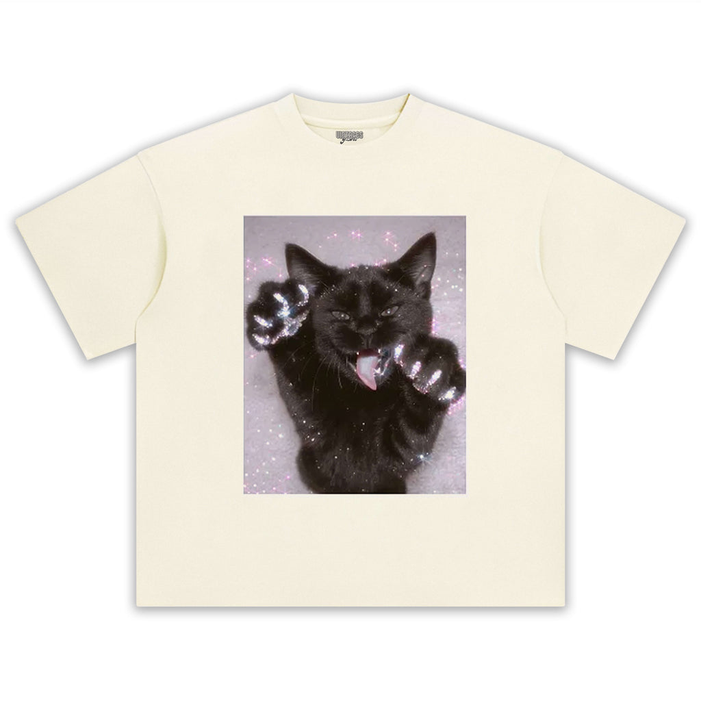 PINK DIAMOND CAT TEE