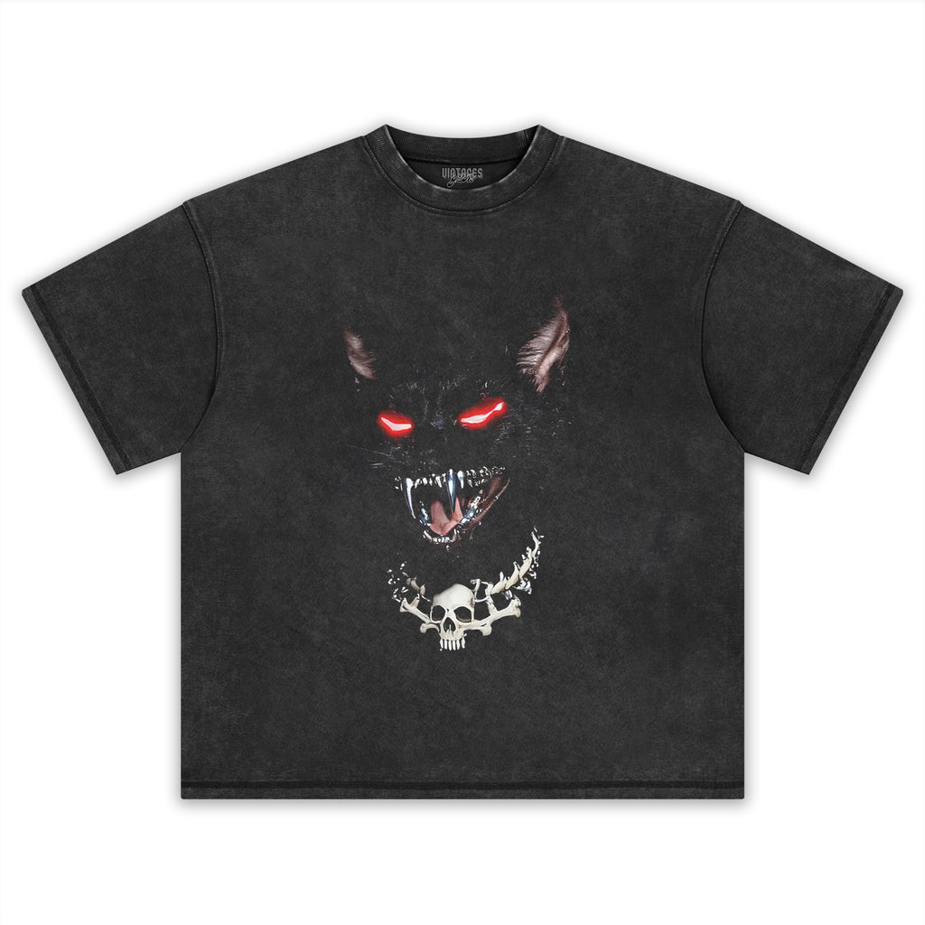 RETRO STREET STYLE & DARK CAT V2 TEE
