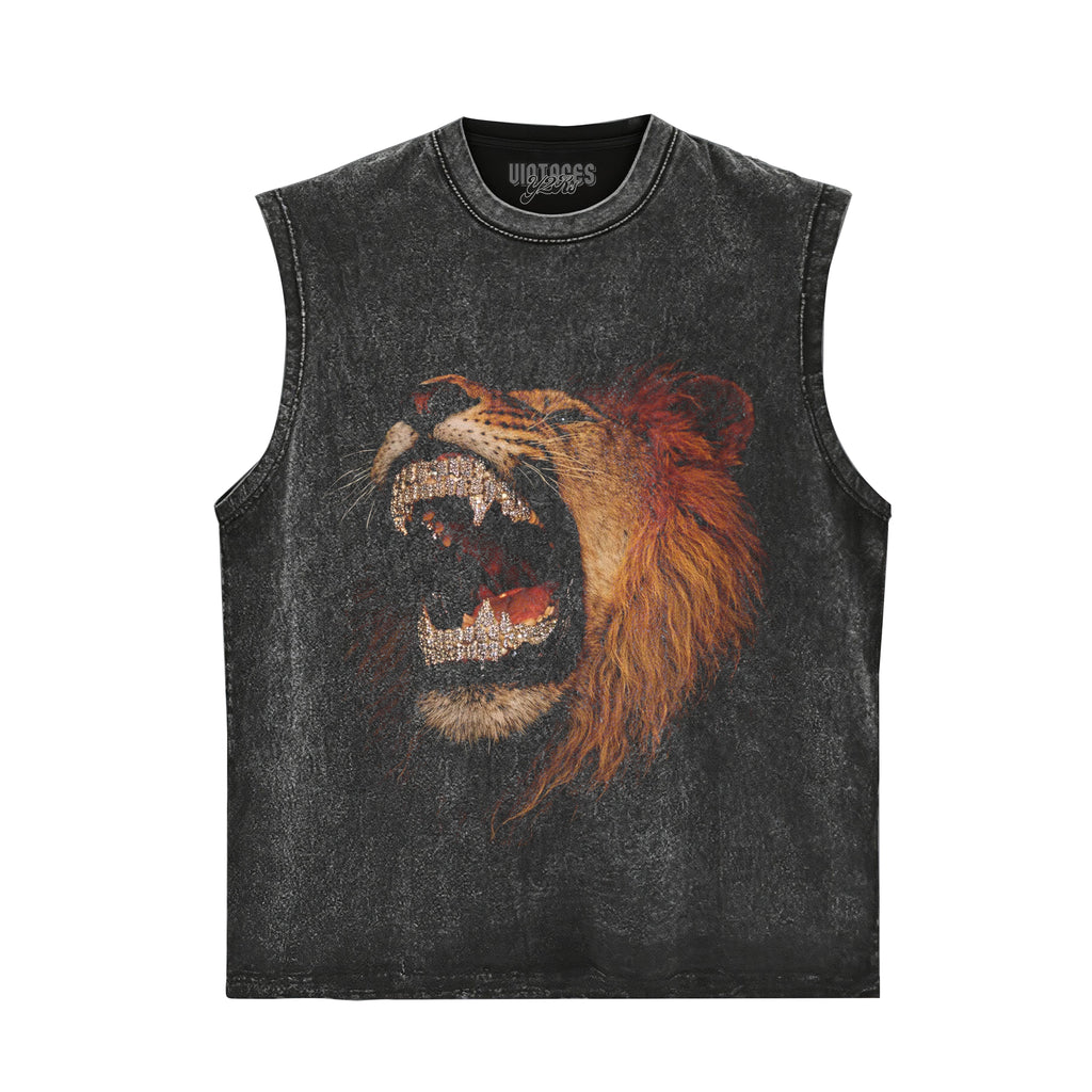 RETRO STREET STYLE & BLACK LION TANK TOP & TEE & LONG SLEEVE & LAYERED LS & HOODIE