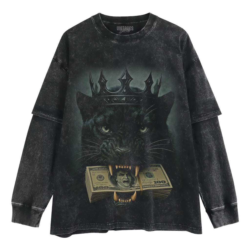 RETRO STREET STYLE & BLACK PANTHER V2 TANK TOP & TEE & LONG SLEEVE & LAYERED LS & HOODIE