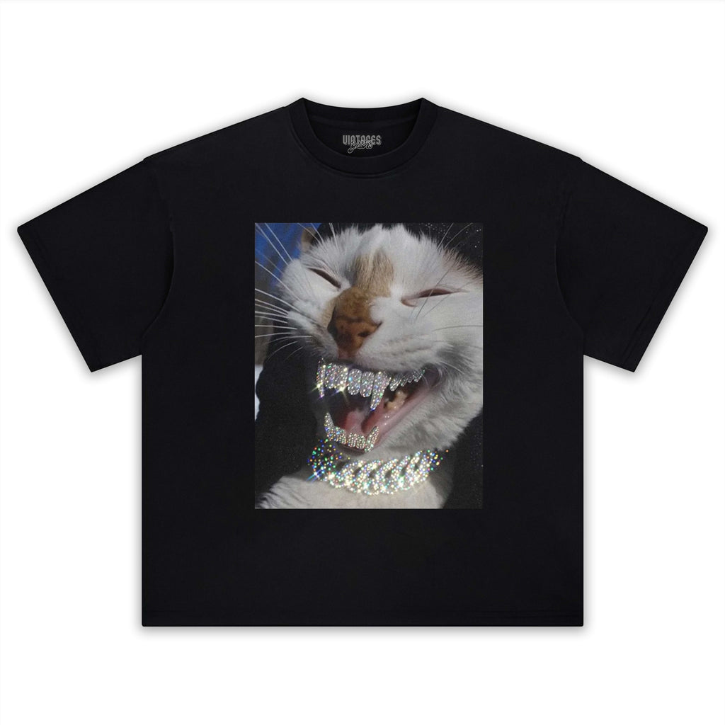 RETRO STREET STYLE & CAT TEE