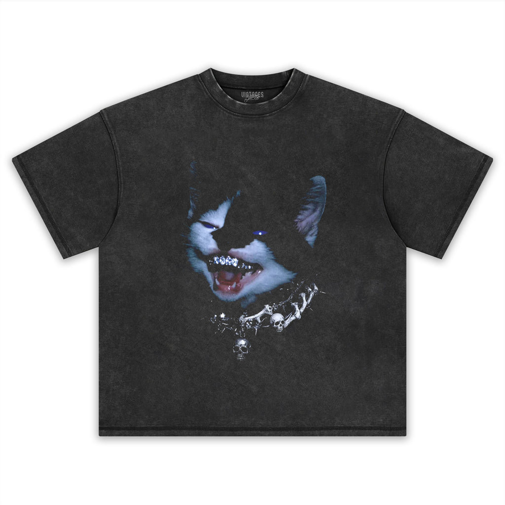 RETRO STREET STYLE & DARK CAT V3 TEE