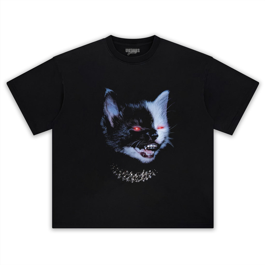 RETRO STREET STYLE & DARK CAT V4 TEE