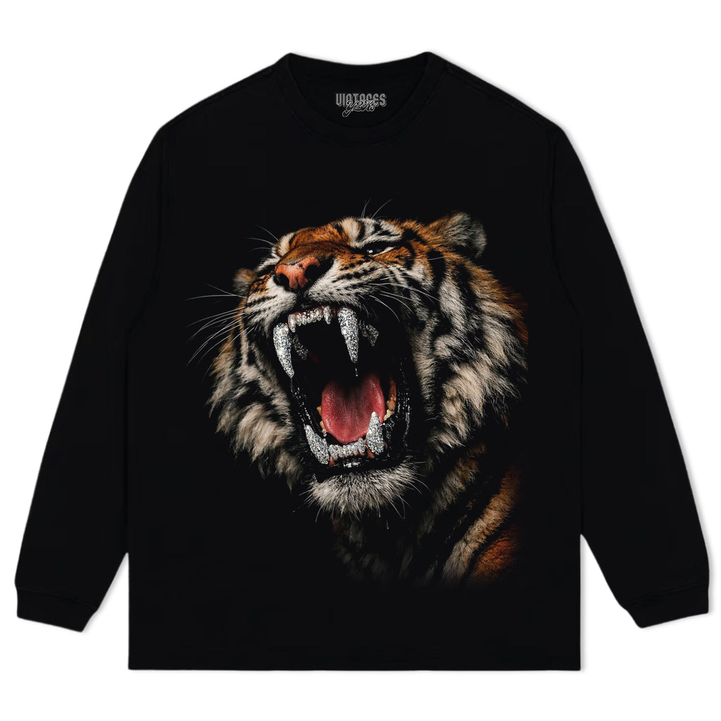 RETRO STREET STYLE & DARK TIGER TANK TOP & TEE & LONG SLEEVE & LAYERED LS & HOODIE