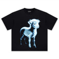 RETRO STREET STYLE & LITTLE SHEEP TEE
