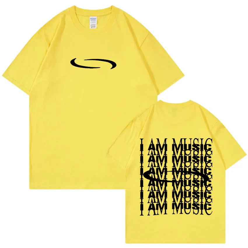 PlayBoi Carti „I'm Music“-T-Shirt, Opium Ken Carson Tour, Rap-Mode, Hip-Hop-Oversize-T-Shirts