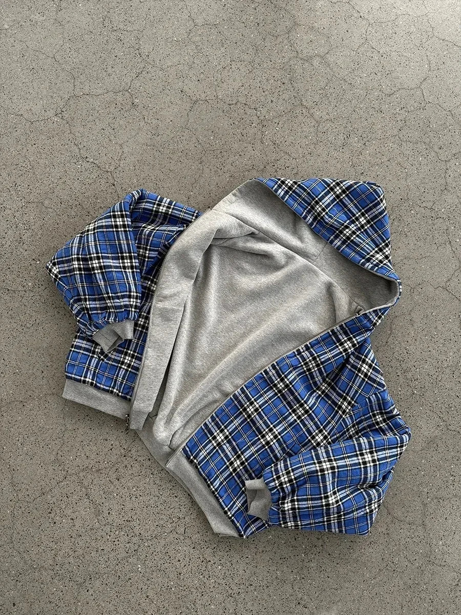 Oversized Cozy Women's Zip Hoodie - Boxy Cut, Cotton