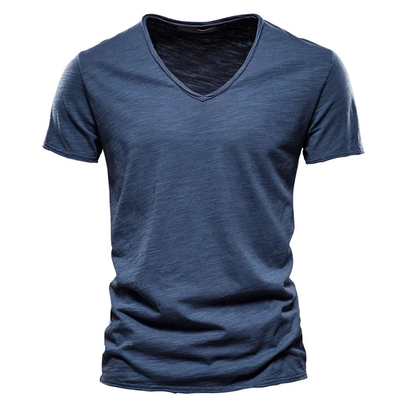 Lightweight Cotton Summer Men's Shirt, Breathable Casual Wear, Wrinkle-Resistant, Soft Touch, Available in Various Colors