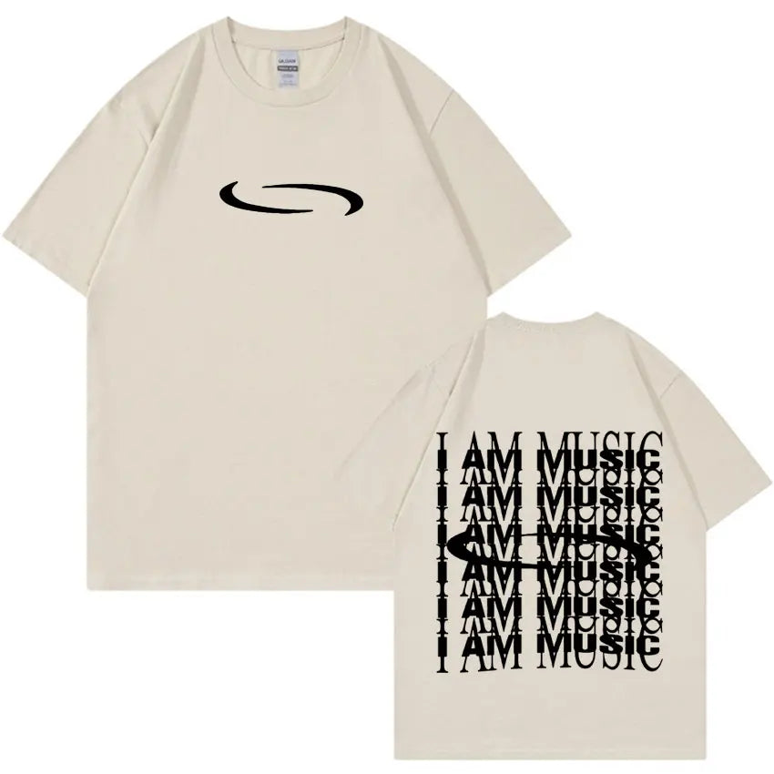 PlayBoi Carti „I'm Music“-T-Shirt, Opium Ken Carson Tour, Rap-Mode, Hip-Hop-Oversize-T-Shirts