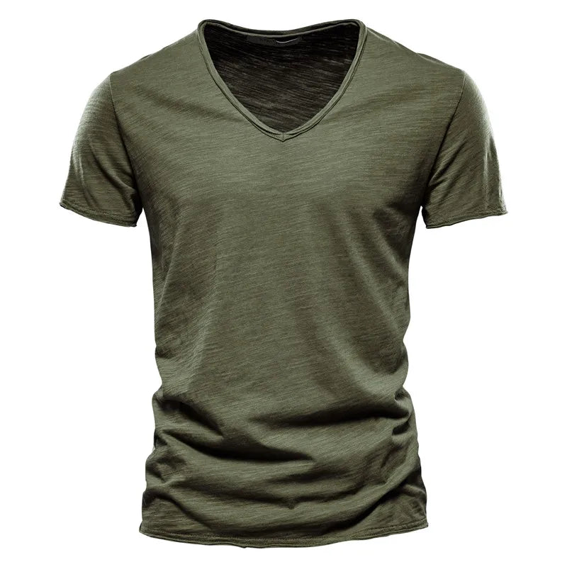 Lightweight Cotton Summer Men's Shirt, Breathable Casual Wear, Wrinkle-Resistant, Soft Touch, Available in Various Colors