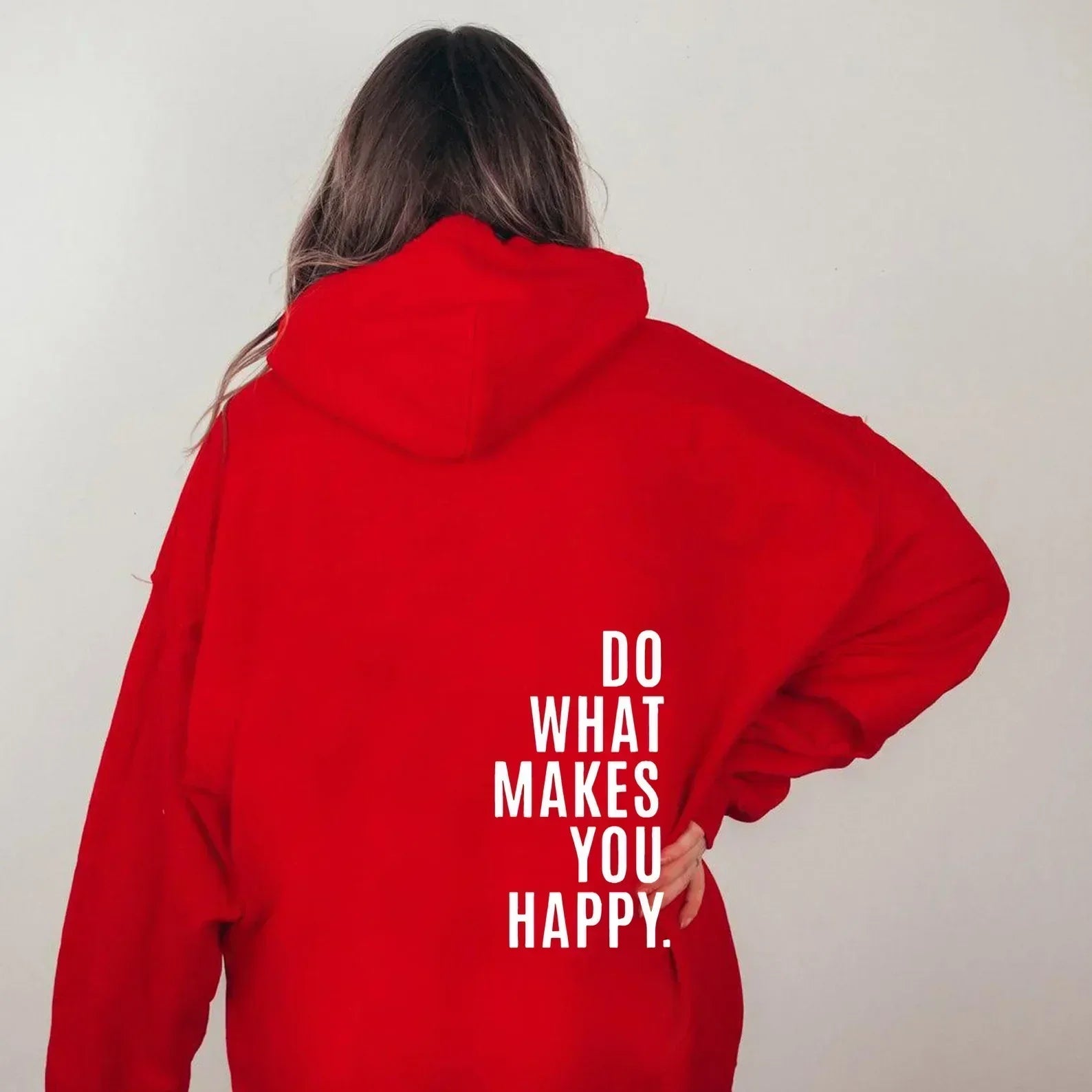 Oversized Women’s Hoodie - Back Print, Cotton, Everyday