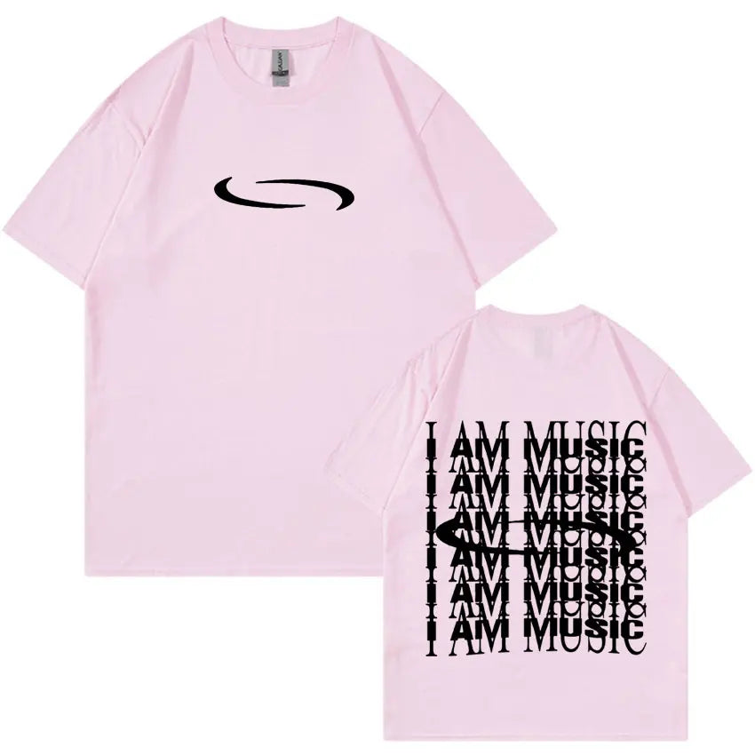 PlayBoi Carti „I'm Music“-T-Shirt, Opium Ken Carson Tour, Rap-Mode, Hip-Hop-Oversize-T-Shirts