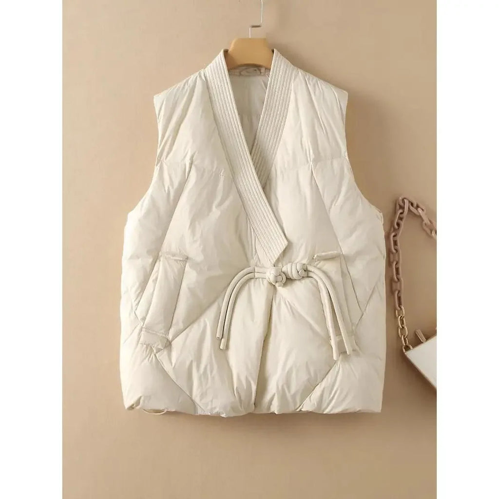 Insulating Womens Vest - Cropped Quilted, Streetwear