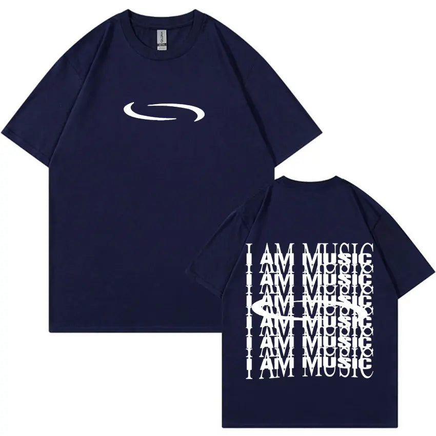 PlayBoi Carti ''I'm Music T-shirt'' Opium Ken Carson Tour Rap Fashion Hip Hop Oversized Tees