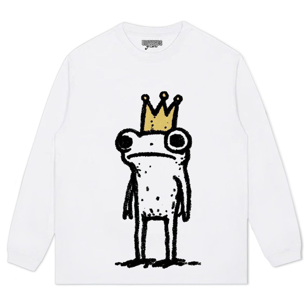 SAD KING FROG TEE & LS