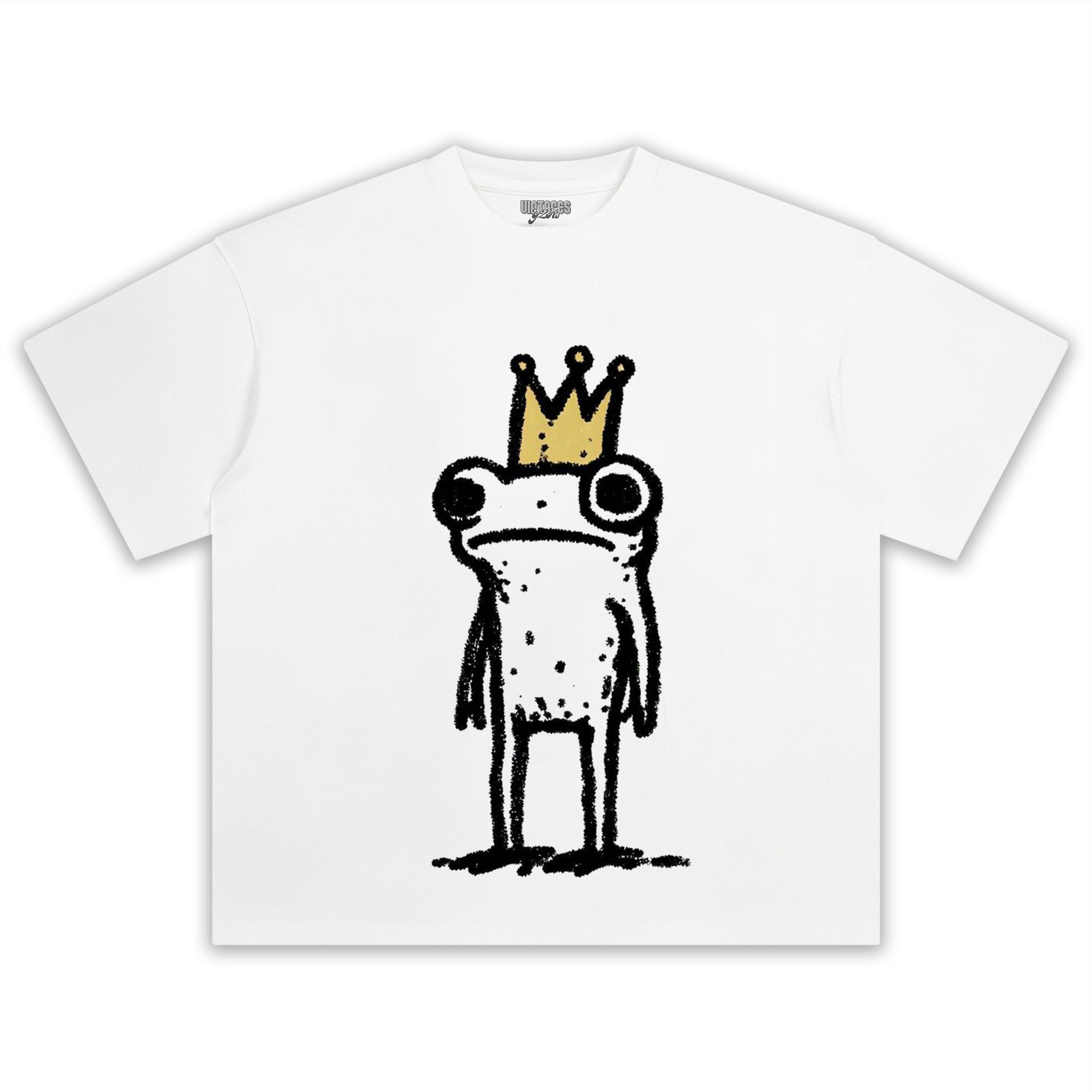 SAD KING FROG TEE & LS