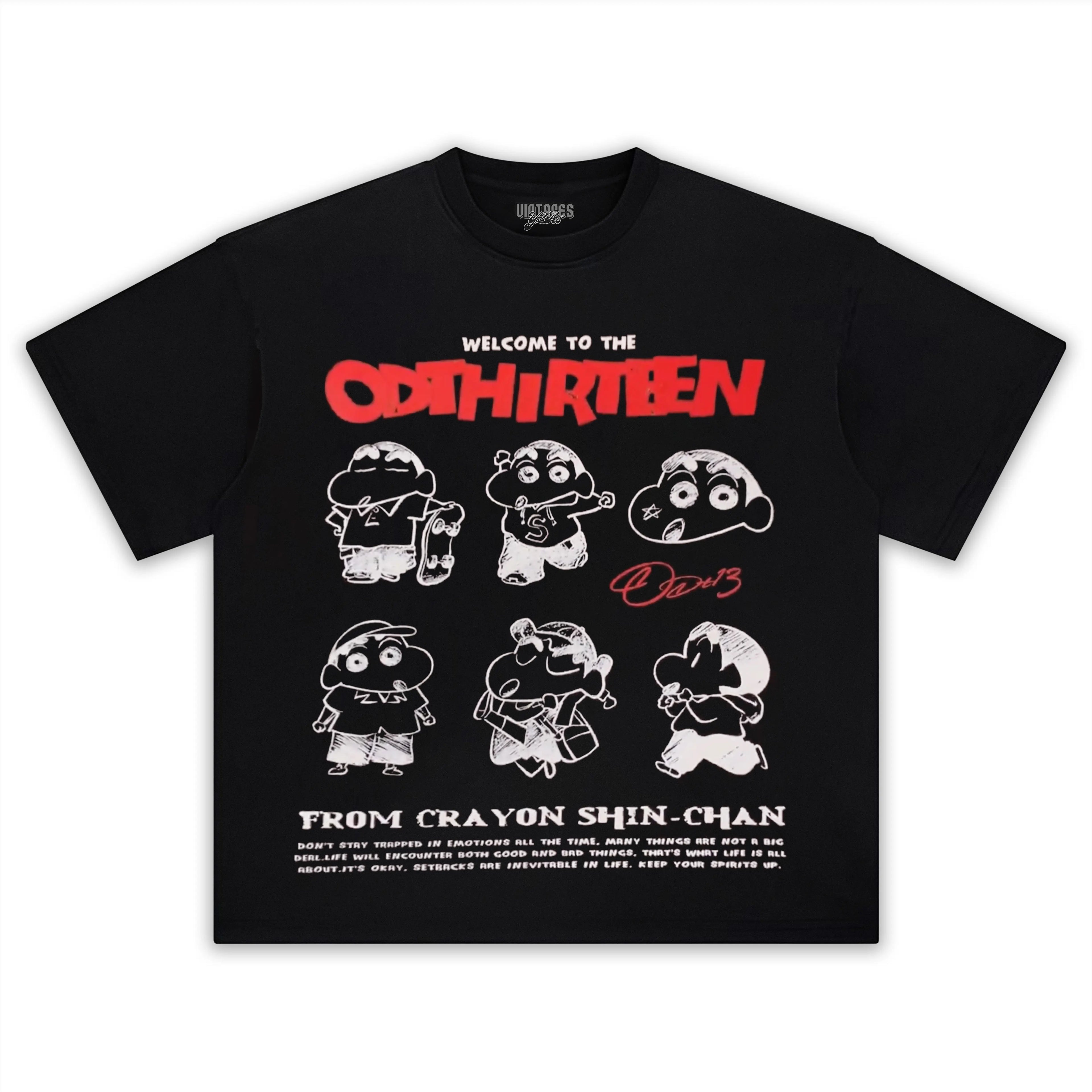 HOGWARTS MEETS SHIN CHAN 2 TEE