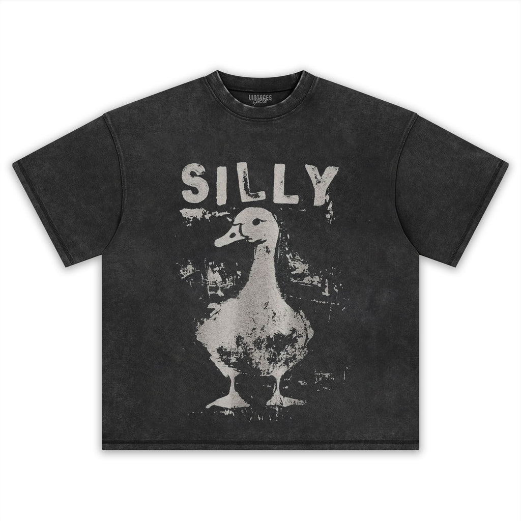 SILLY GOOSE CROP TEE & LS & HOODIE