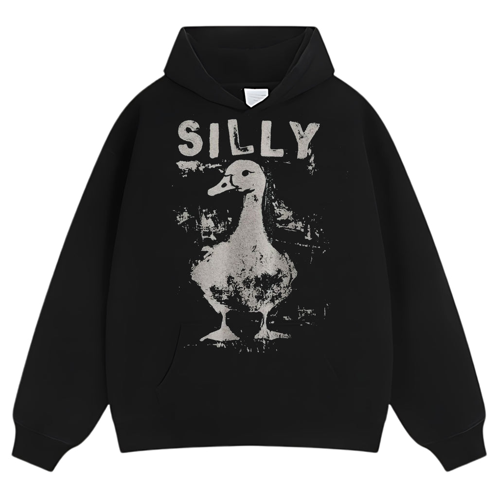 SILLY GOOSE CROP TEE & LS & HOODIE