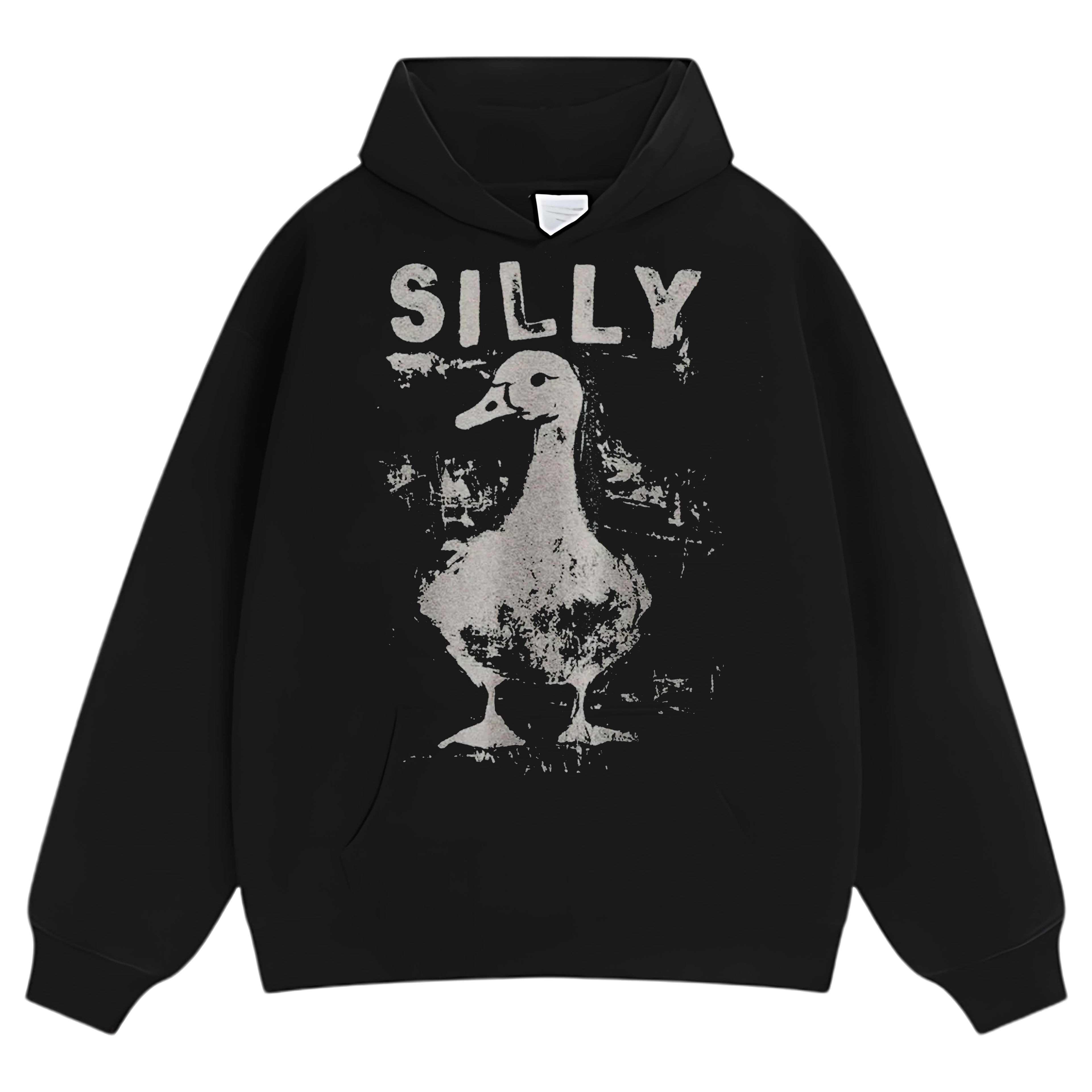SILLY GOOSE CROP TEE & LS & HOODIE