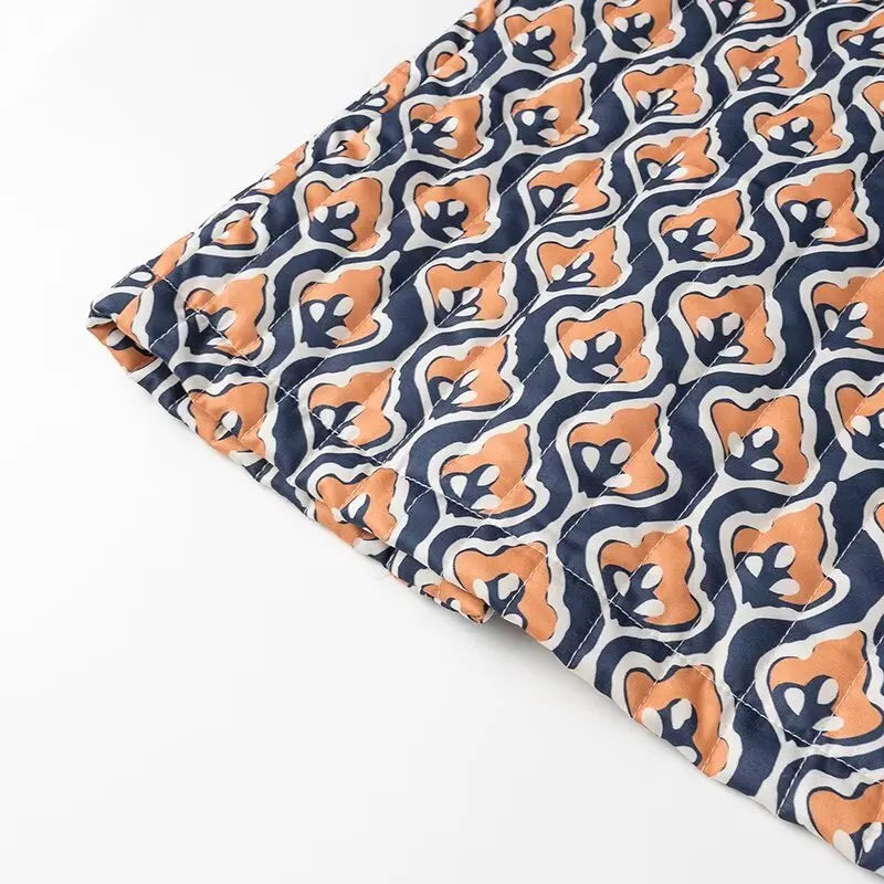 Insulating Women’s Quilted Vest - Loose Open Stitch, Cotton